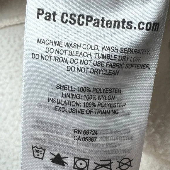 Columbia Quilted Fleece Hooded Vest Womens XL Cream Therma Coil Layering Outdoor - Picture 5 of 16